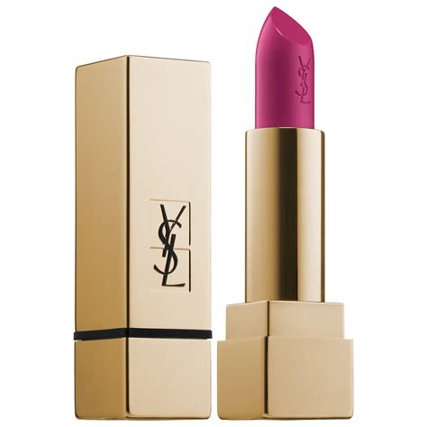 le fuchsia ysl n 19|YSL Fuchsia (19) Rouge Pur Couture SPF15 Lipstick Review.